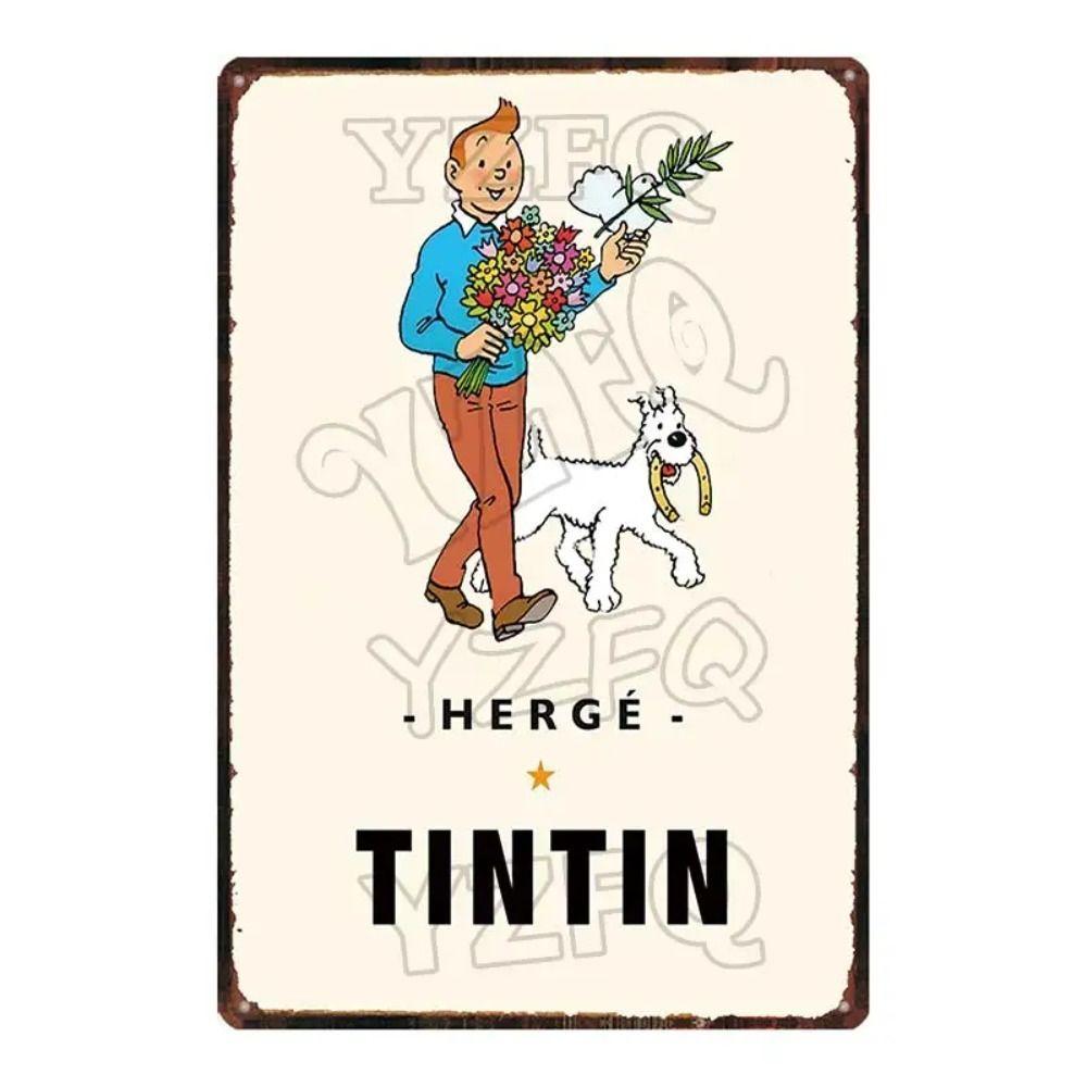 Retro Anime Metal Tin Sign Wall Art 20x30cm