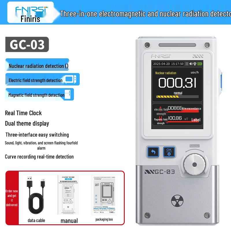 GC-03 Professional Electromagnetic Radiation Detector & Personal Dose Alarm Geiger Counter