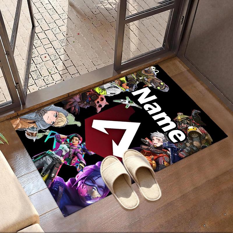 Custom Name Personalized Apex Legends Print Carpet, Versatile Home Decor Rug, for Playroom, Apartment, Balcony, Entryway, Hallway Gift