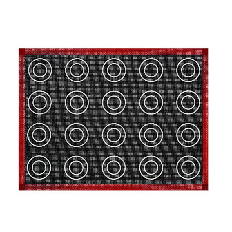 

1Pc Perforated Silicone Baking Mat, With Puff & Round Patterns, Reusable Non-Stick Oven Liner, For Cookies Macaron Bread C