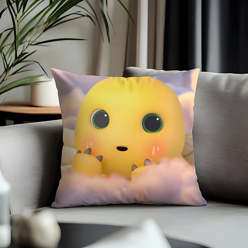 New NNailonged Cushion Cover Antidustmite Pillowcase Invisible Zipper Silky Short Plush Sofa Cushion Cover