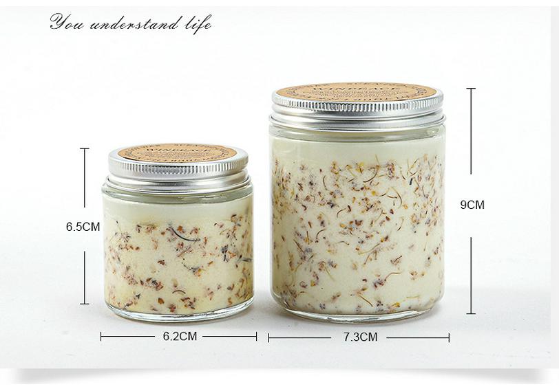 100g High-Grade Smokeless Scented Candle In Glass Cup - Perfect for Festivals & Gifts