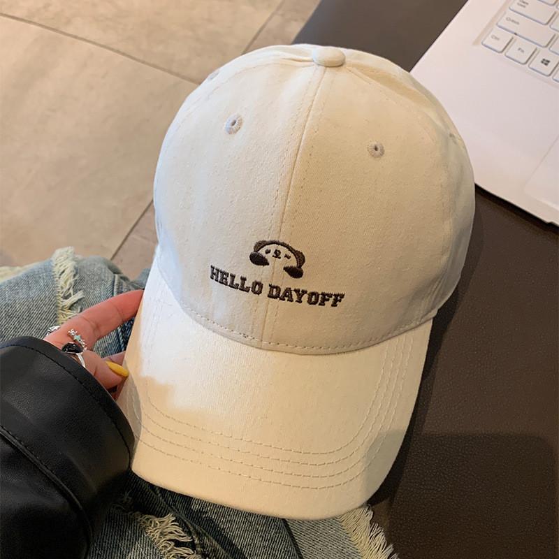Trendy Purple Wide Brim Baseball Hat Women Soft Top Duckbill Cap Wear Leisure