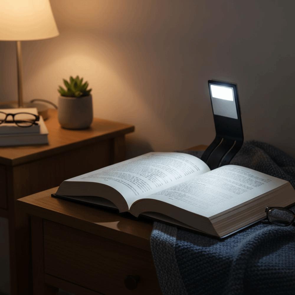 3-color Light Reading Light Clip 4 Gear Dimming Eye Protection Light Book Clip Light  Desktop Table