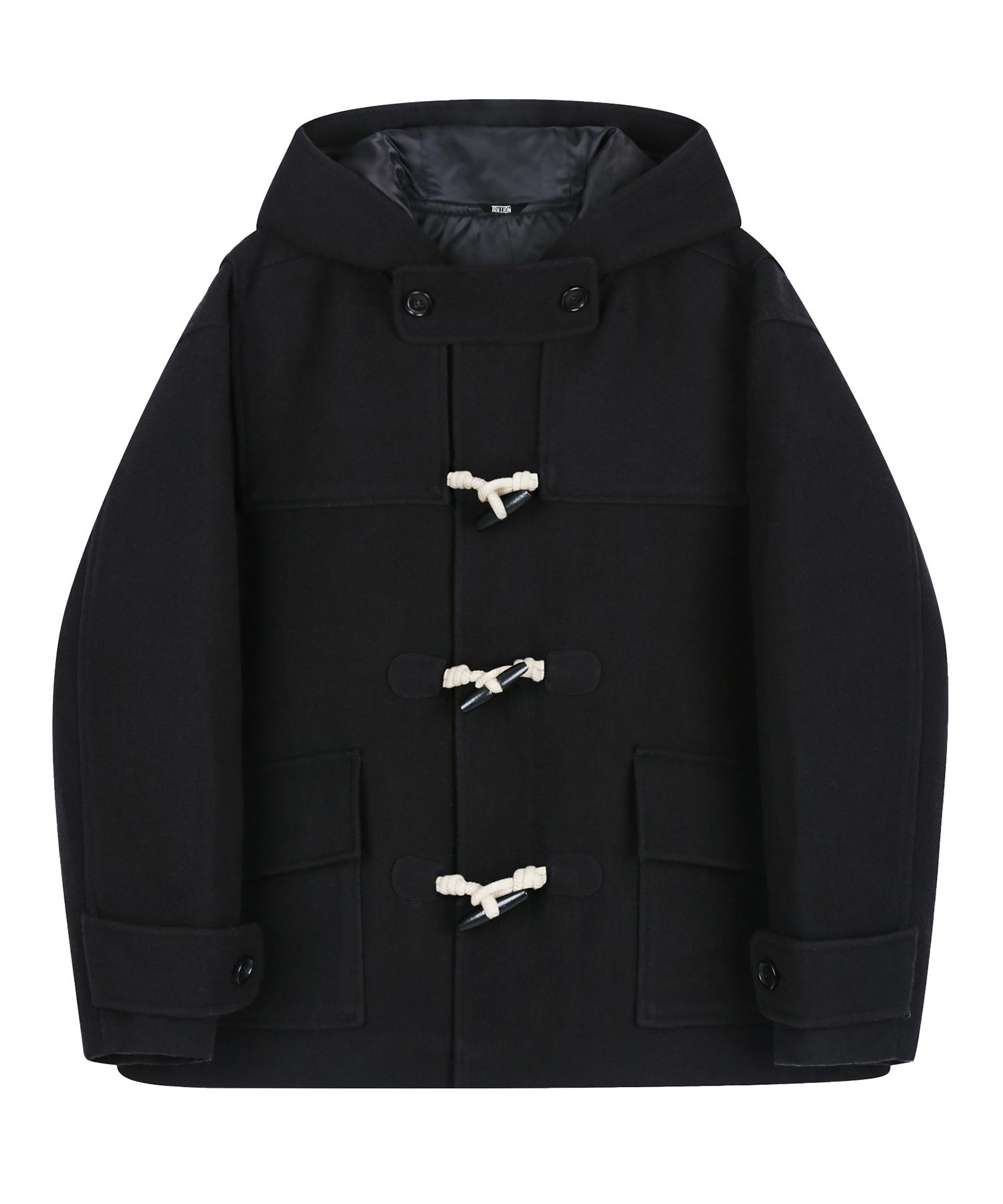 Trillion Unisex Balmacaan Duffle Short Coat