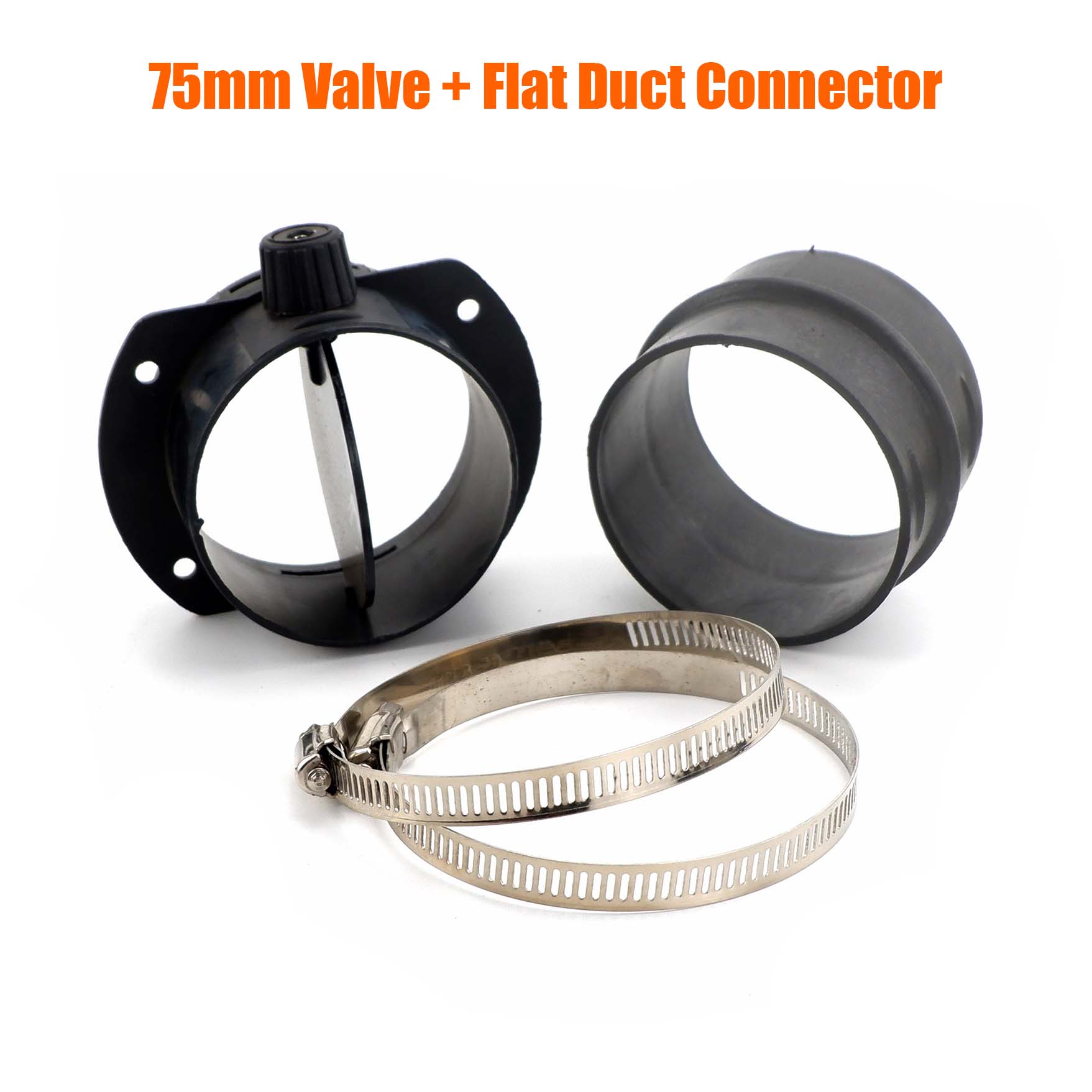 

60 мм 75 мм клапан заслонка регулируемый воздуховод дизельный нагреватель вентиляционный воздуховод разветвитель выхлопной трубы выход соединитель соединитель для автомобиля