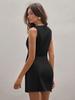 2026 Sleeveless Mid-length Women's Dress: Fashionable European & American Style with Button-up Design
