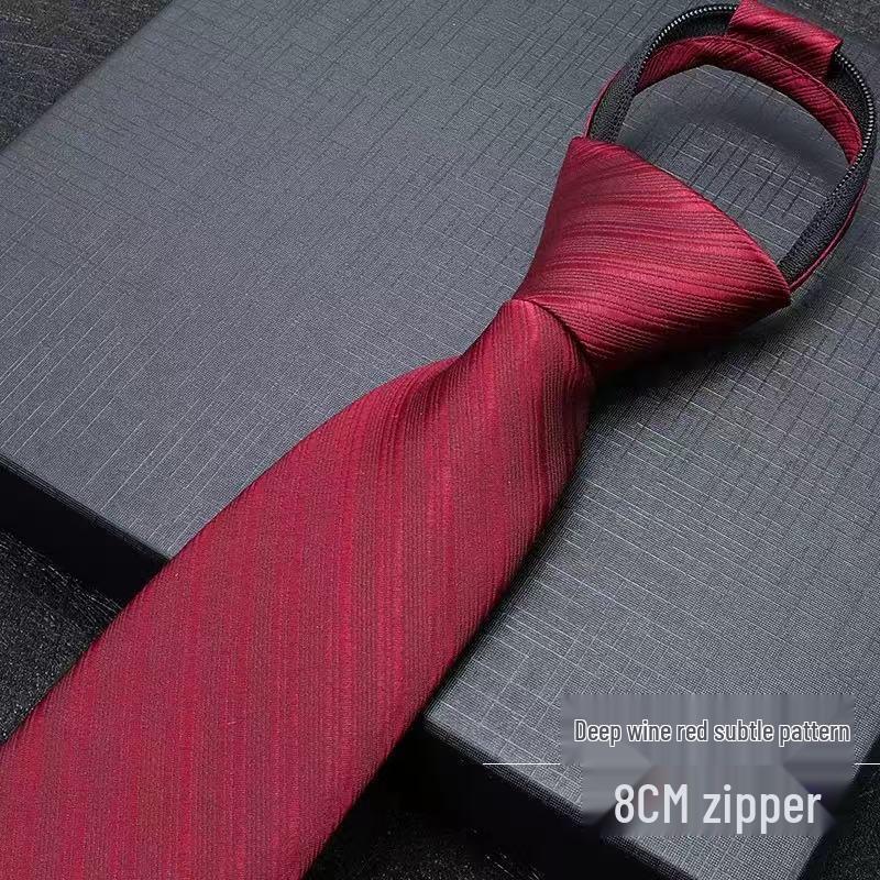 Мужской готовый на молнии официальный галстук One Size