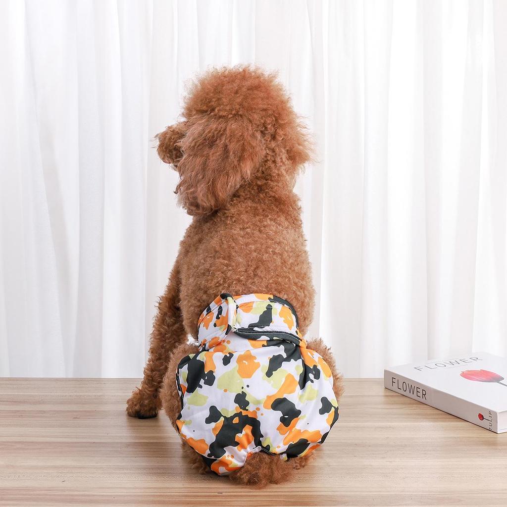 Plaid Washable Safety Diapers for Small Dogs
