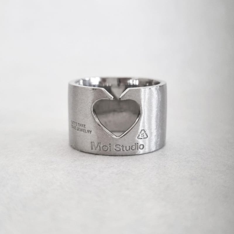 

MOI studio Silver Bread Clip Ring SILVER_No. 13
