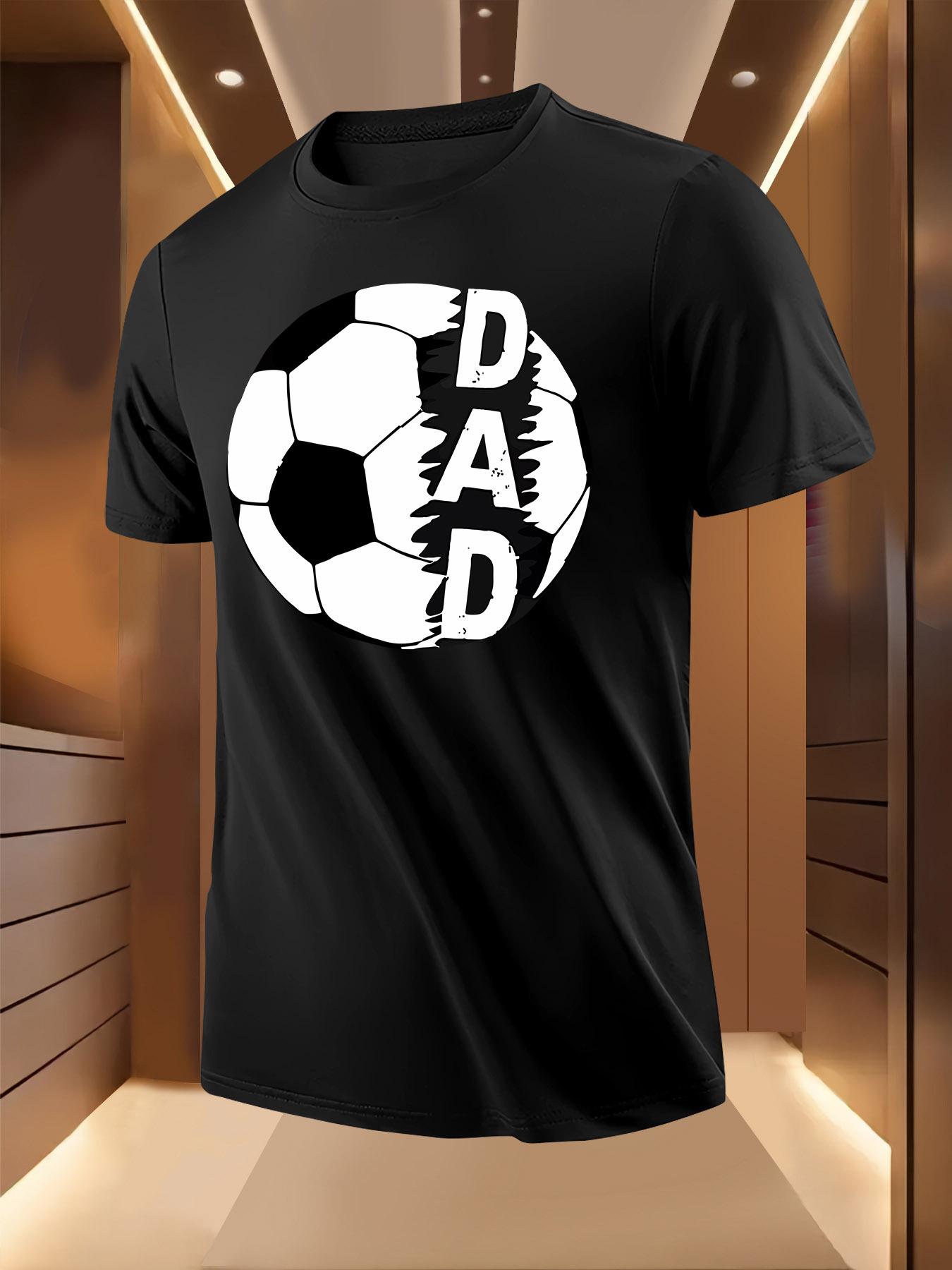 Football Dad Pattern Print Tshirt XXXXL