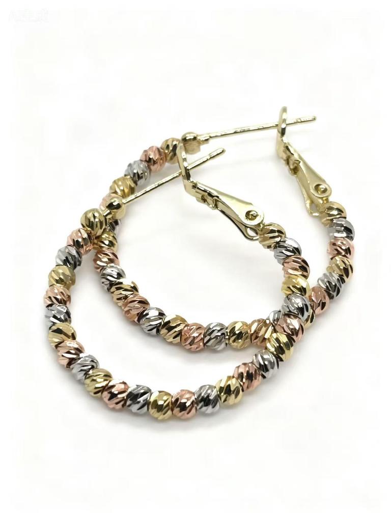 Elegante Retro-Gold-Creolen für Damen - Groß, Übertrieben, Hochwertiger Europäisch-Amerikanischer Stil