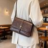 Fashion Casual Style Solid Color Square Bag Shoulder Bag