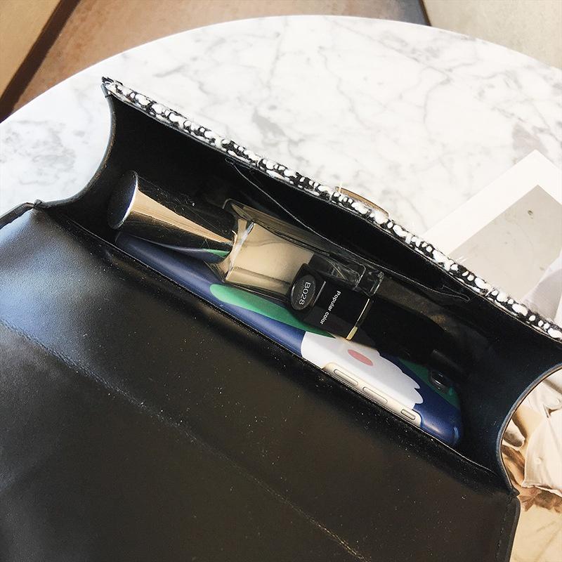 Small Bag Female 2025 Autumn and Winter New Trendy Woolen Cloth Hit Color Silk Scarf Handbag Wild Single Shoulder Messenger Female Bag