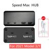 For Tesla Model 3 Y Accessories USB Splitter Hub HUB Docking Station Speed Hub Extender Charger