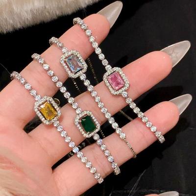 Koreanisches eingelegtes Zirkon-Herz-Armband - High-End Leichter Luxus Modeschmuck