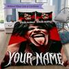 Custom Name YUNGBLUD Bedding,Quilt Set Quilt Cover Pillowcase Home Birthday Gift(1 * Duvet Cover + 2 * Pillowcase, Without Core)_xia