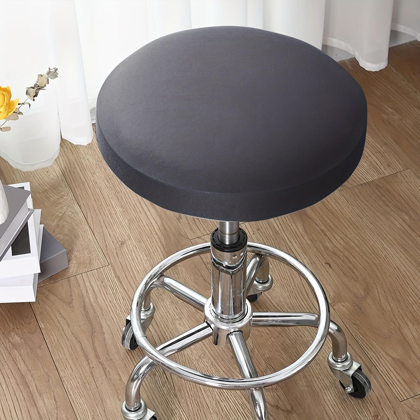 Classic Style Stool Cover - Stretchable Polyester Spandex Blend Elastic Band Machine Washable 140-160gsm 1pc One-size 819₽