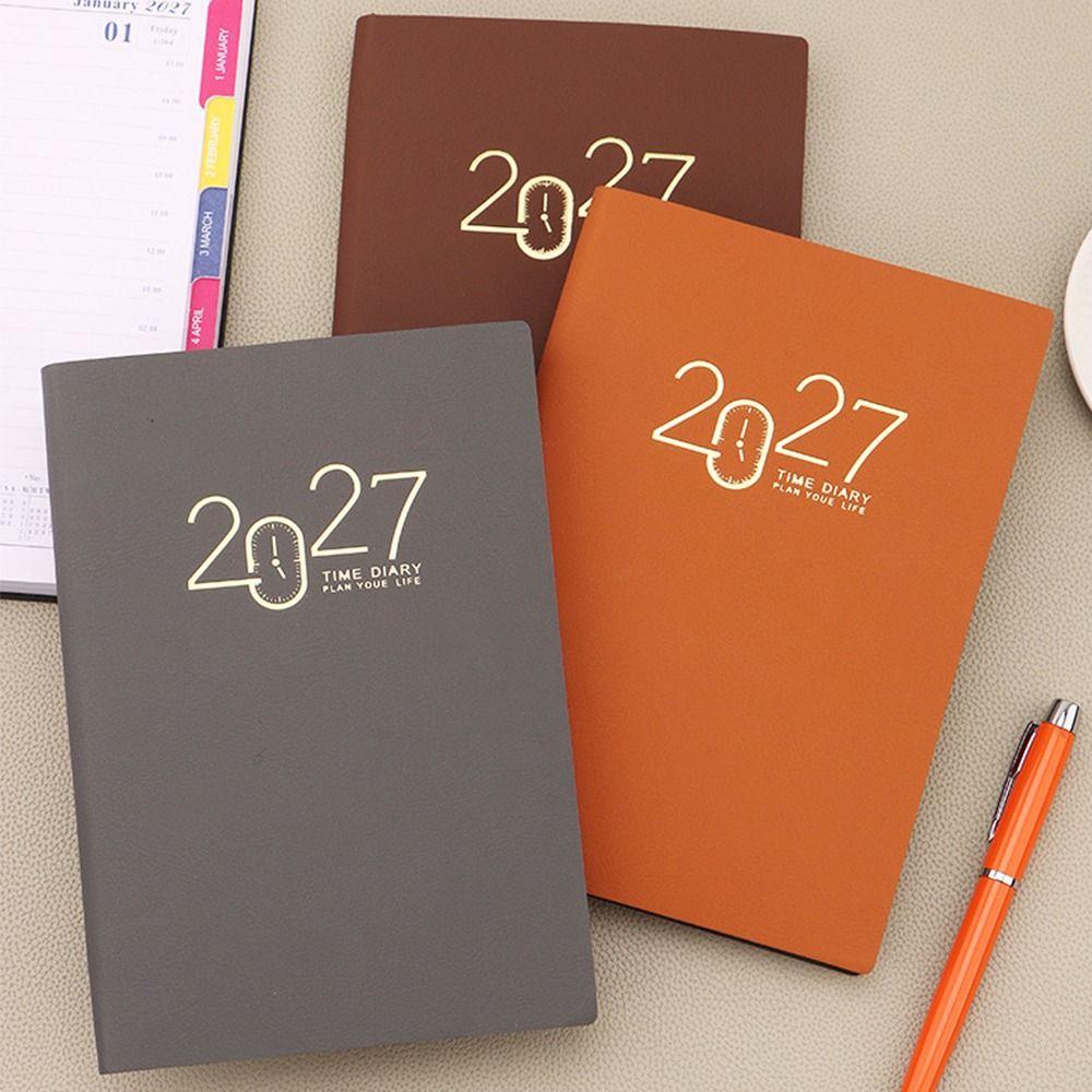 With Monthly&Weekly Plan Pages 2027 Planner A5 English Planner Schedule Notebook  Students