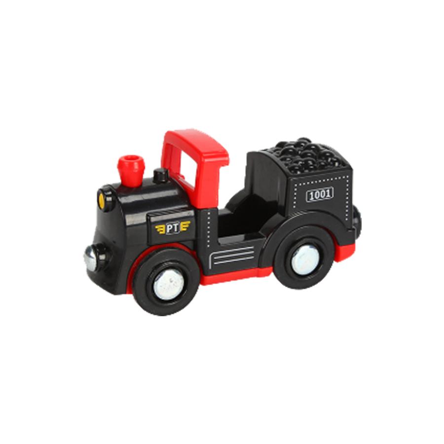 1PC Wooden Magnetic Train Car Locomotive Toy Wood Railway Car Truck Accessories Fit Biro Wooden Tracks Toys for Children Gifts
