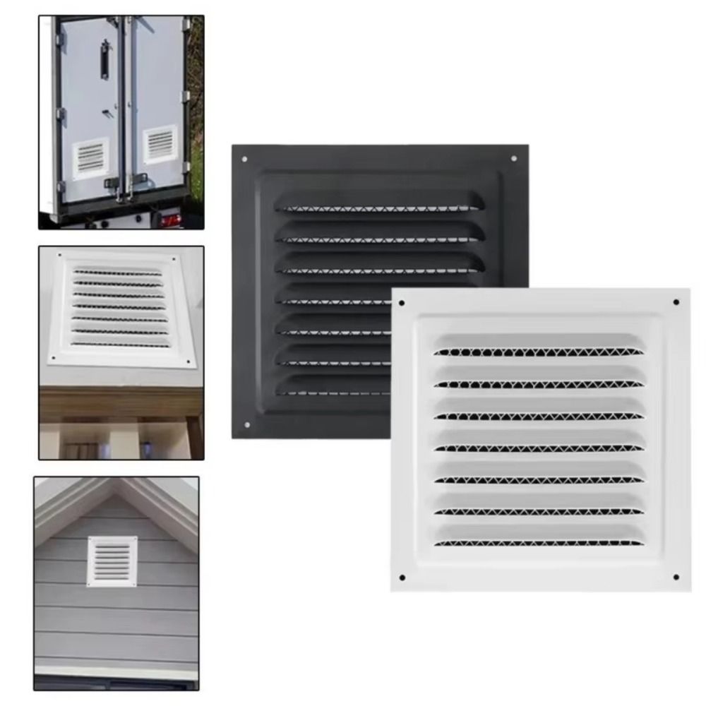 Metal Air Vent Grille Stainless Steel Louver Vents Net Cover Ventilation Cover Window