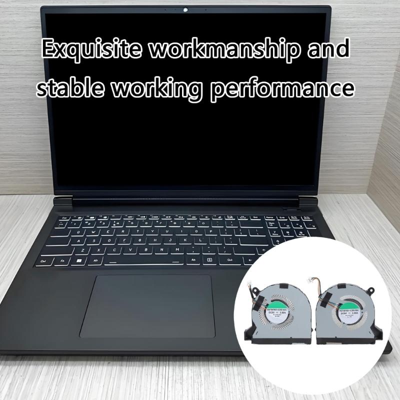 CPU GPU Fan Laptops Cooling Fan DC5V 4Pin 4wires Coolers for V17 VN7-793G / V15 VN7-593G Laptops Part