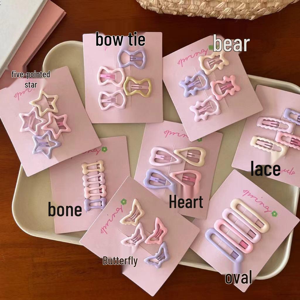 Cartoon Sweet Girl Hair Accessories Set: Princess Hair Clips & Headdress Gift