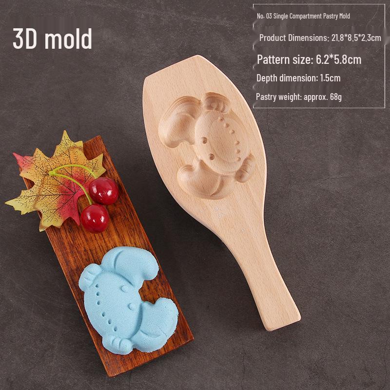 

Custom Logo Mung Bean Cake & Mooncake Mold - 3D Ice Skin Pastry Baking Tool