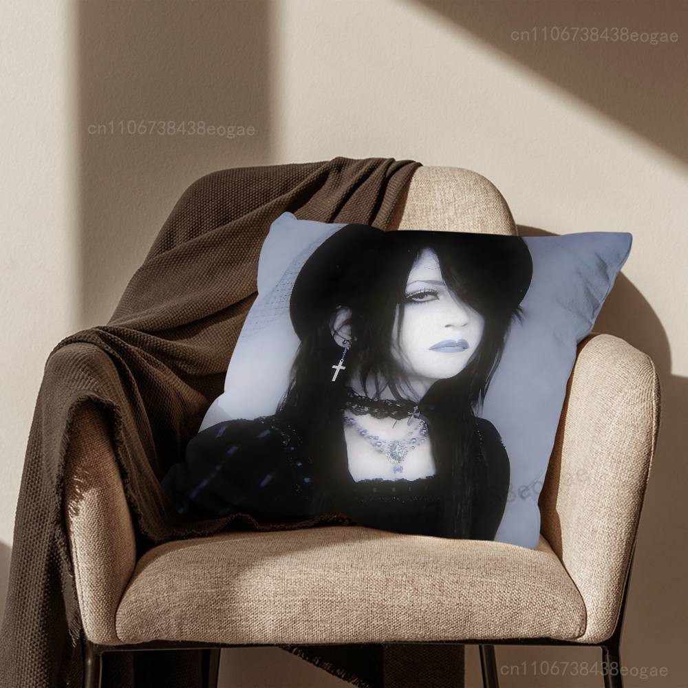 Rock Band M-Malice M-Mizer Throw Pillow Case Living Room Sofa Cushion Cover For Home Bedroom Decoration And Protector