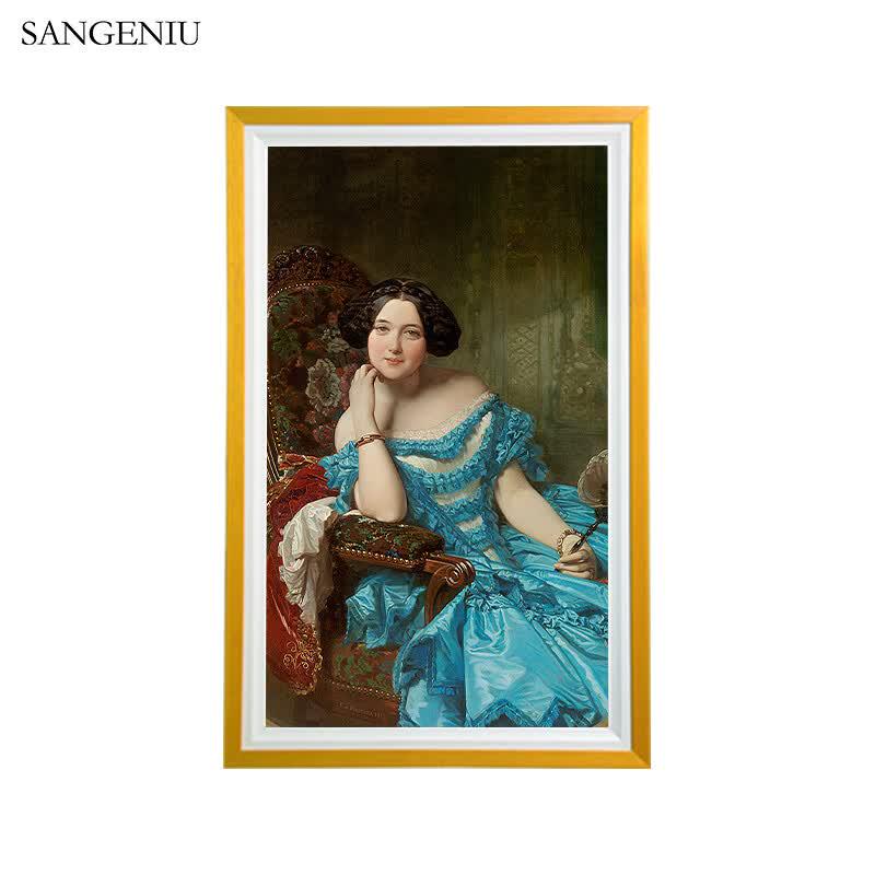SANGENIU Digital Art Display & Smart Picture Frame CN plug (adapter included)