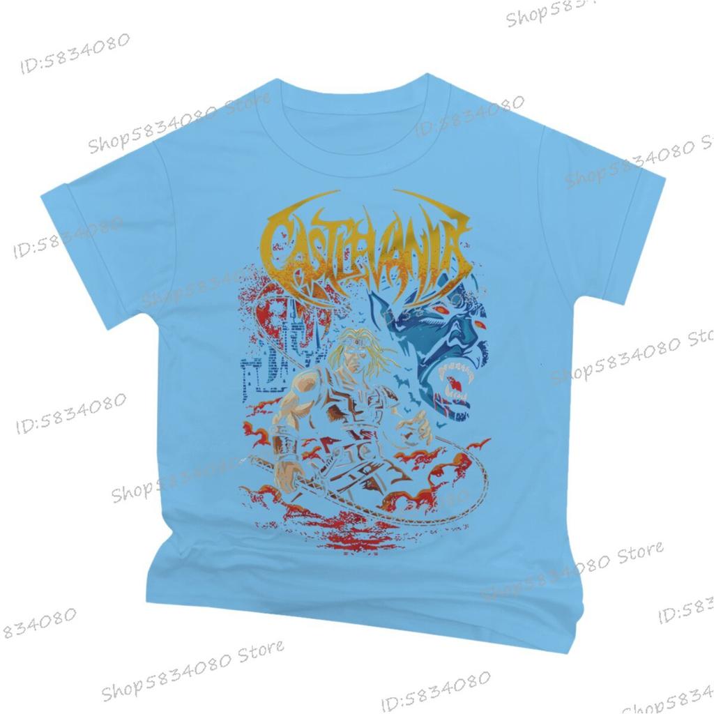 Castlevania Anime Printed Cool TShirt Unisexs Womens Anime Harajuku Soft Tee Castlevania Gift for Him Street Style Cool TShirts