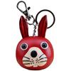 The First Layer Of Cowhide Bunny Keychain Pendant Motorcycle Car Key Chain Accessories Bag Pendant Cute Trendy