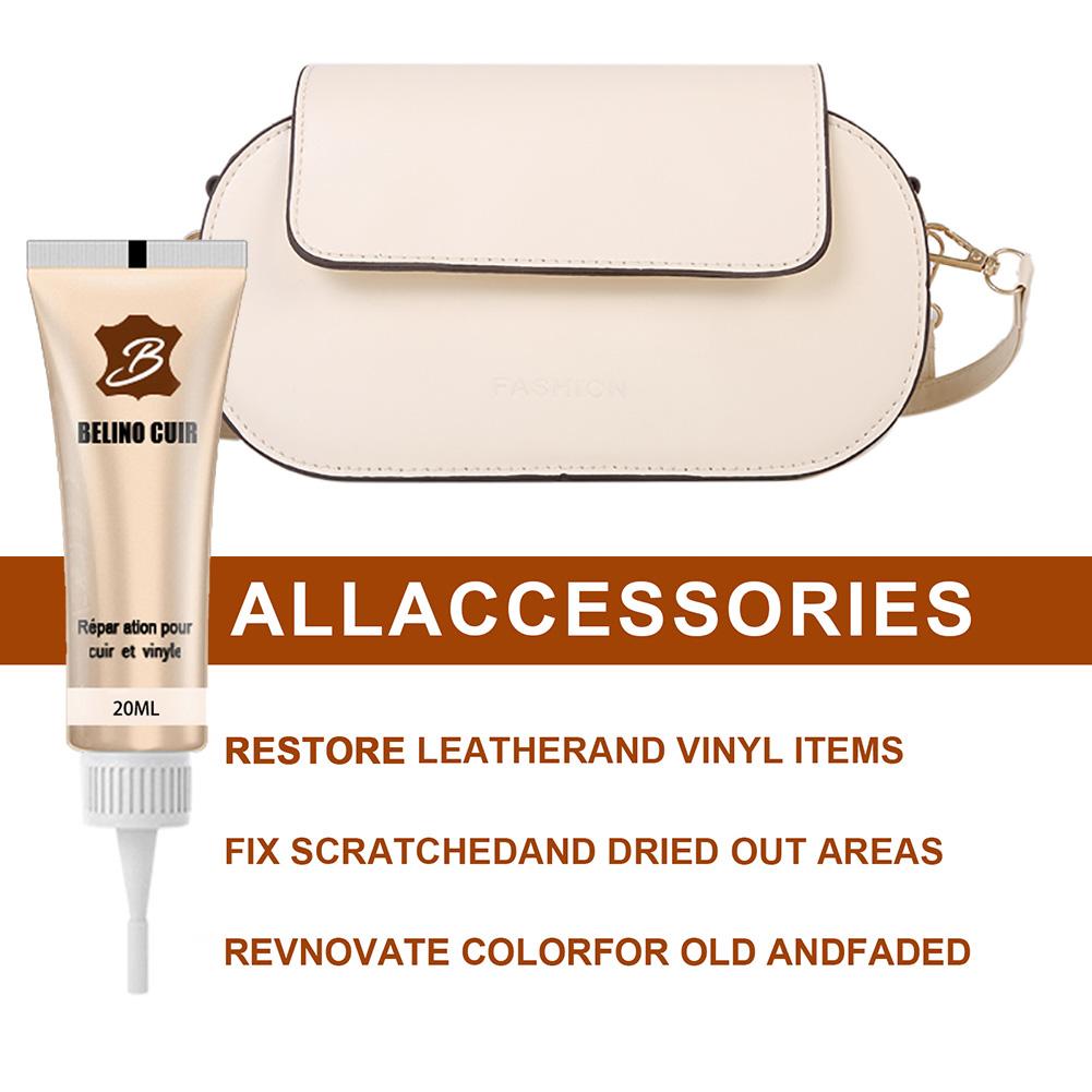 

20 мл гель для ремонта кожи, автокресло, диван, крем-паста от царапин (бежевый) Делавэр