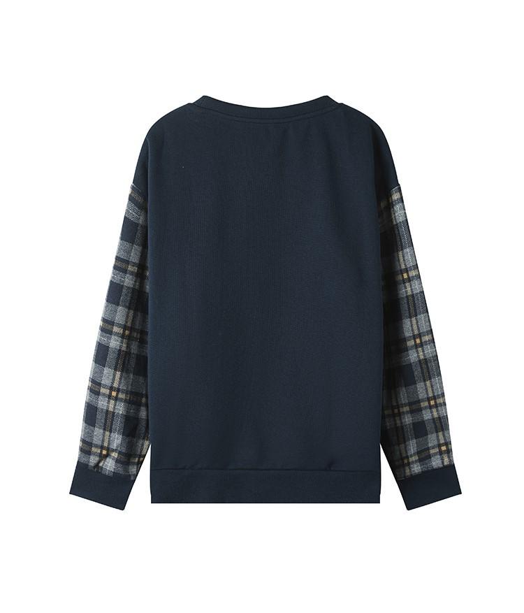 Women's Hoodless Sweatshirt: Stylish Long-Sleeved Top for Spring, Autumn & Winter 2023 - Large & Petite Sizes Available