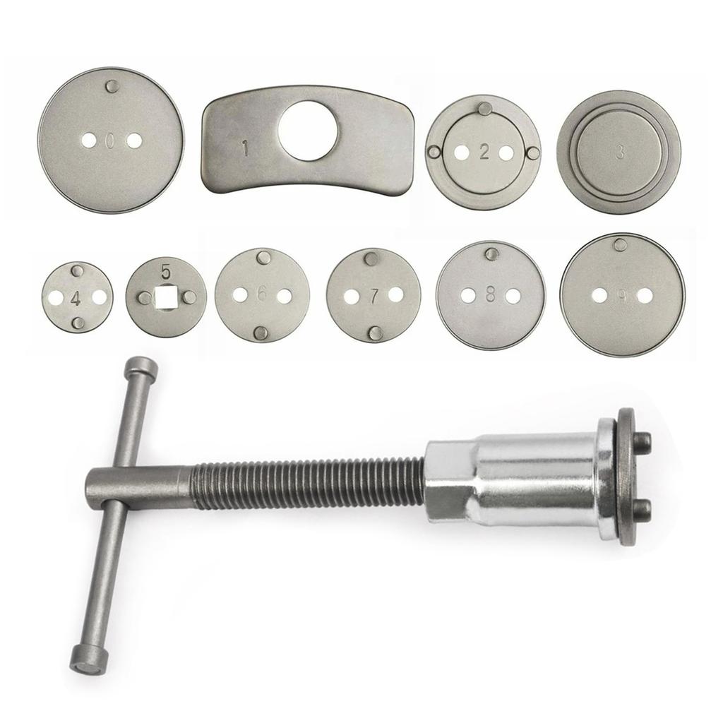 Complete Disc Brake Caliper Tool Set, 12Pcs Wind Back Tool Kit, Brake Pad Repair for Car Brake Caliper Compression