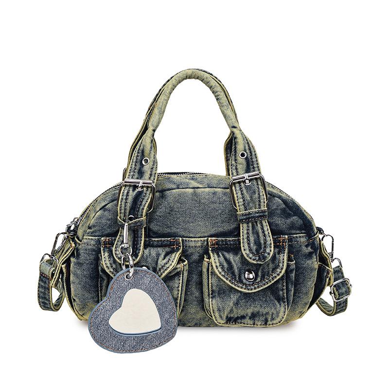 2025 Autumn Women's High-End Luxury Denim Shoulder Bag