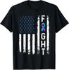 Suicide Prevention US Flag Fight Mental Health Unisex T-Shirt