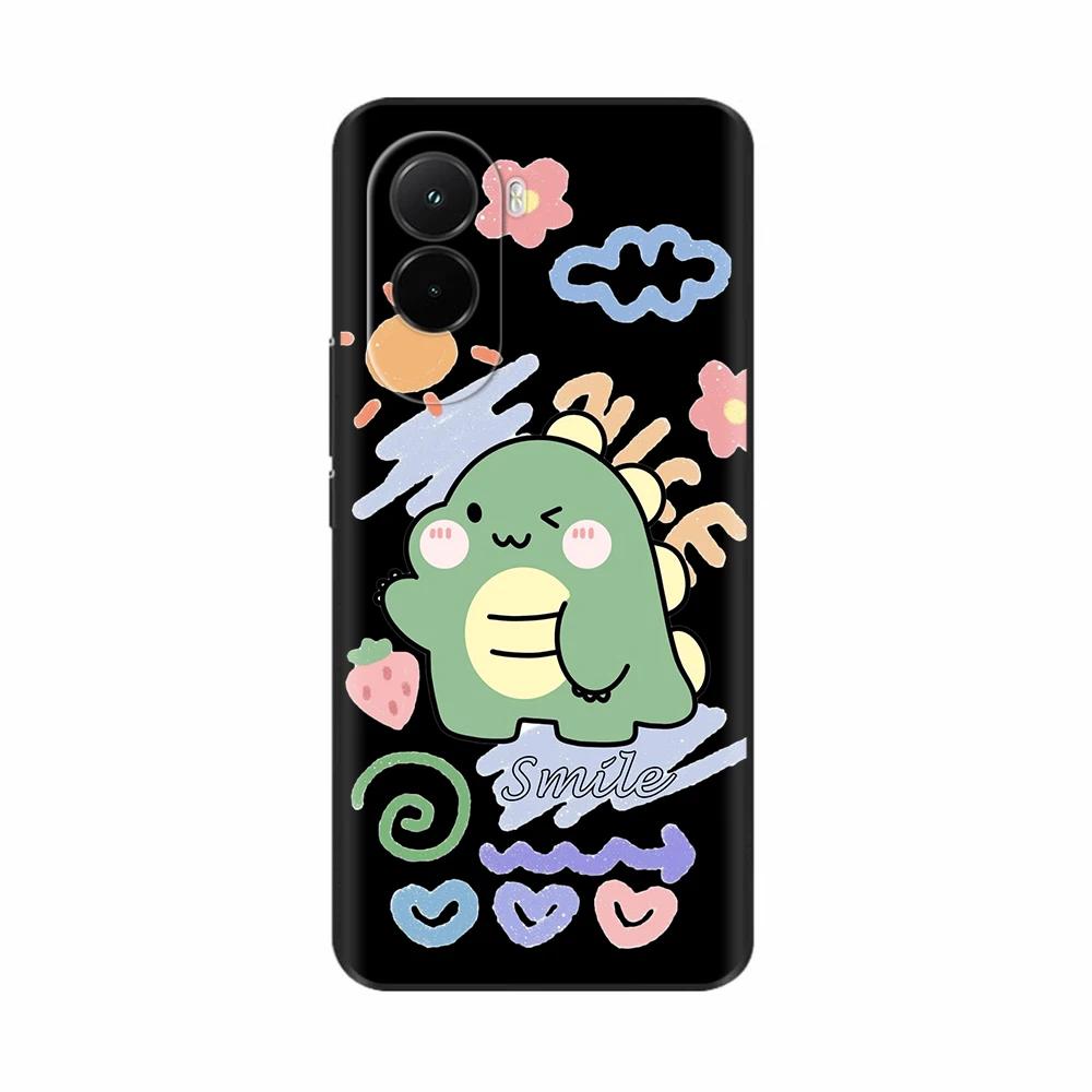 For Poco M7 4G Case Silicone Camera Protection Back Cover For Xiaomi PocoM7 4G TPU Cartoon Funda Poco M7 4G M 7 Phone Case Coque