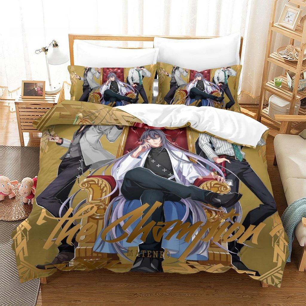 Hypnosis Mic: Division Rap Battle: Rhyme Anima Bedding Set Single Twin Full Queen King Size Bed Set Kid Bedroom Duvet Cover Sets