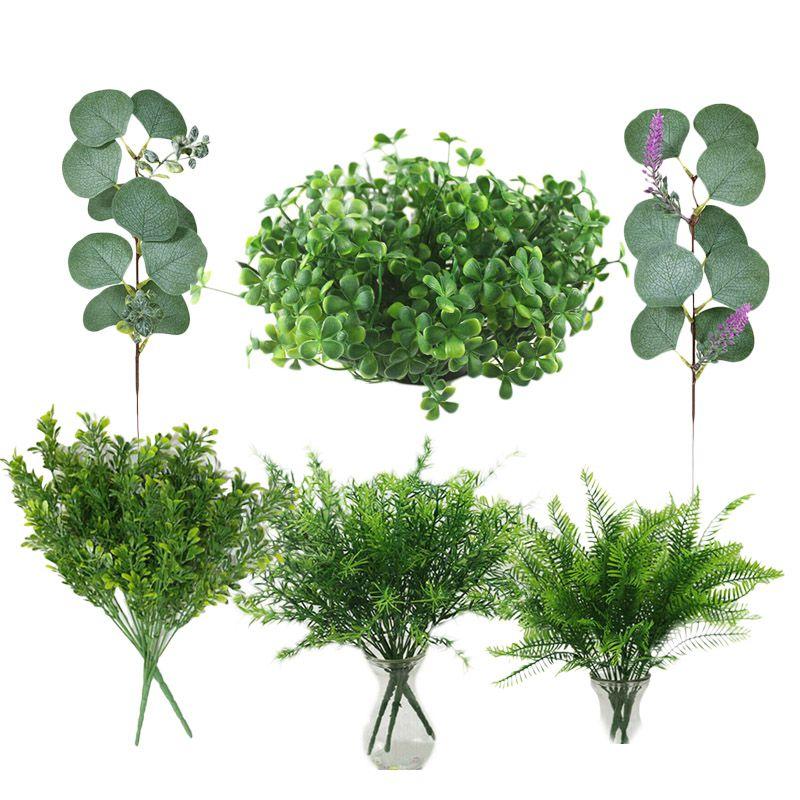 Fake Plants Artificial Leaf Foliage Bush Home Office Garden Home Wedding Decor