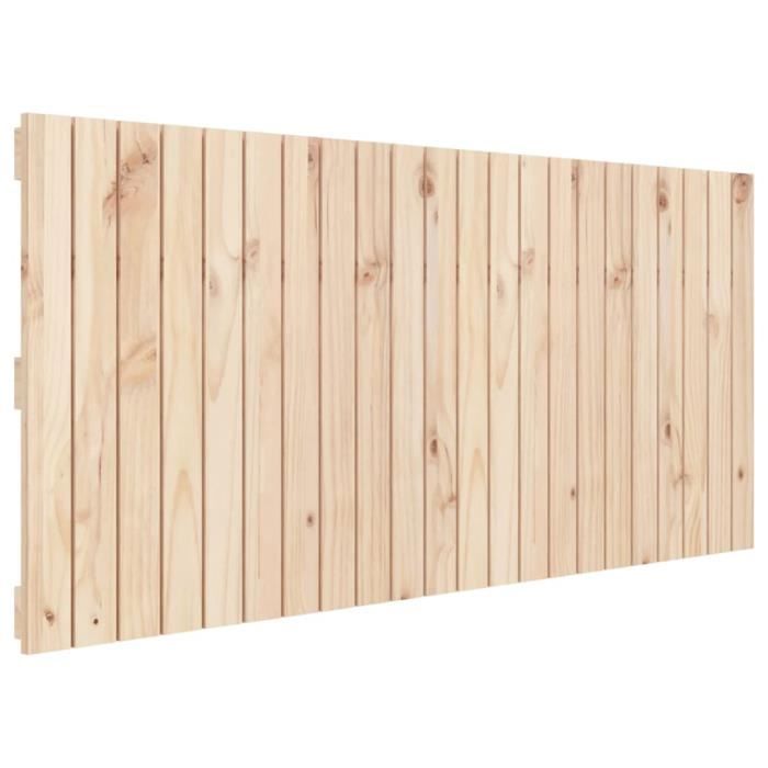 824868 vidaXL Wall-mounted Headboard 140x3x60 Cm Solid Pine Wood