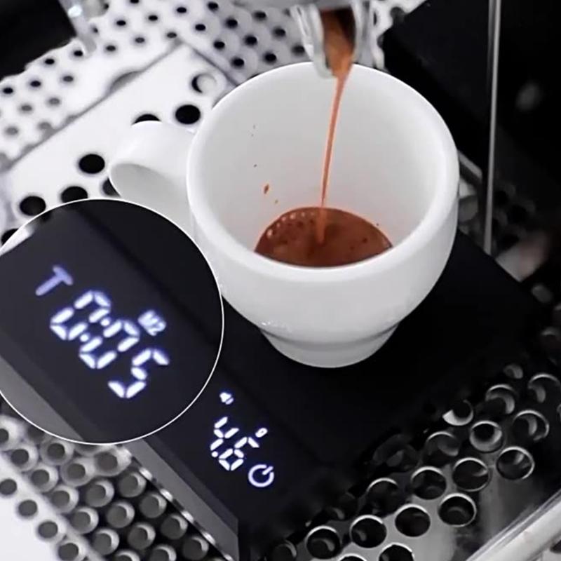 Rechargeable Digital Scale Kitchen Coffee Scale with Automatic Timing High Precisions 5 Modes Drip Espresso Scale