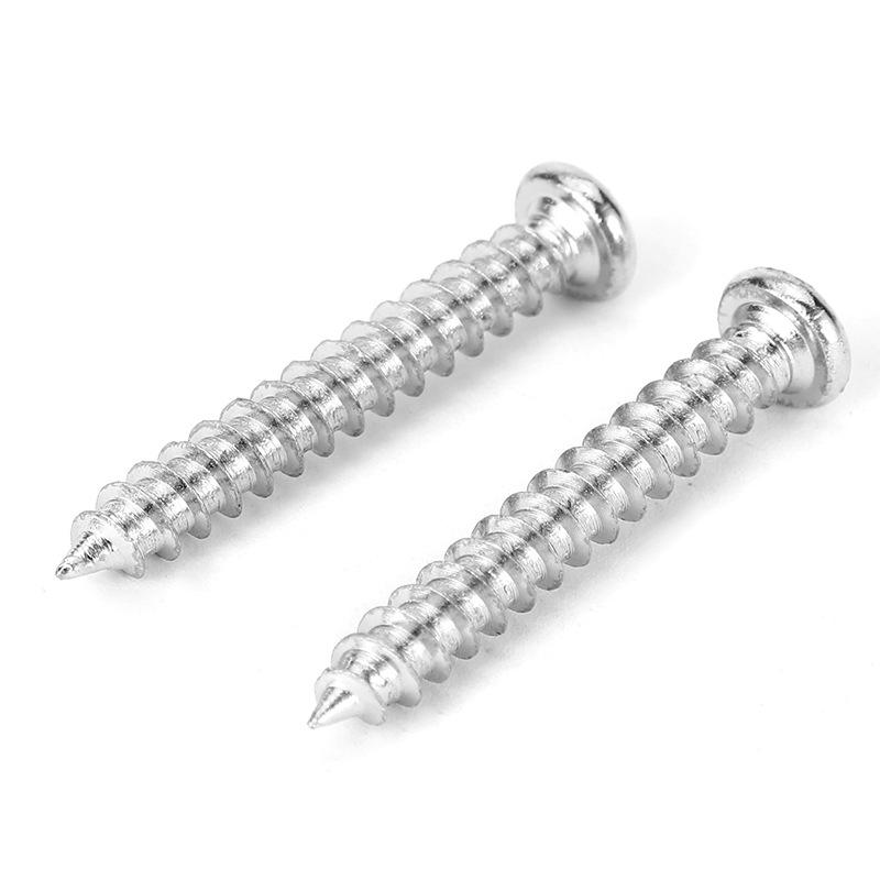 Carbon Steel Nickel-Plated Cross Round Head Self-Tapping Pan Head Screws Set
