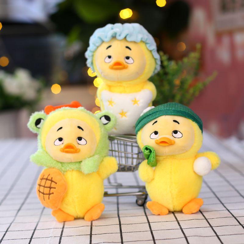 Creative Cartoon Annoyed Duck Plush Toy Pendant - Little Duck Bag Charm