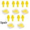 10Pairs Silicone Earplugs Noise Reduction Comfort Earplugs Soft Waterproof Swimming Waterproof Insulation Cancelling For Sleep