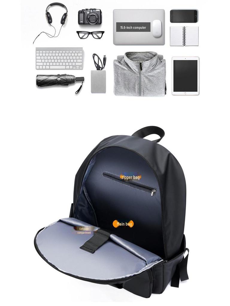High-End Fashion Waterproof Backpack: Commuting, Travel, and School Companion for Men and Women