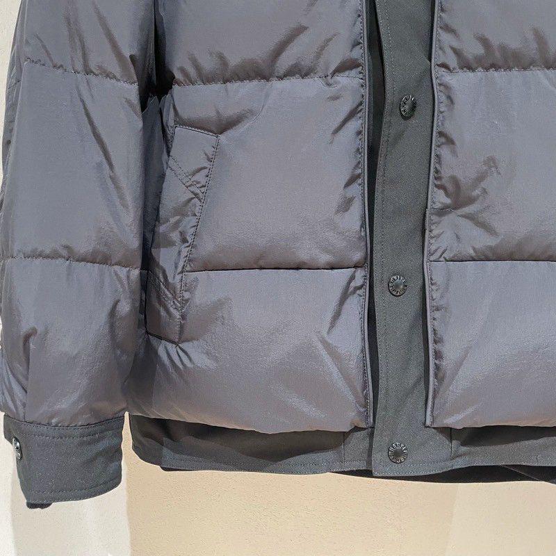 Men's 2025 Trendy Thickened Winter Down Jacket - Short, Warm, Handsome Japanese-style Lapel, Fake Two-Piece Design.