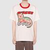 Gucci Cat Print Oversize T-shirt 'off white' Men's 616036-XJCVU-9125
