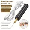 USB Pulg In Mini Electric Drill Drill Bits Included Engraving Pen Craft Projects