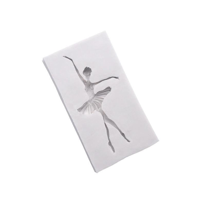 Angel Dancing Girl Ballet Dancer Silicone Mold Sugarcraft Chocolate Cupcake Baking Mold Fondant Cake Decorating Tools